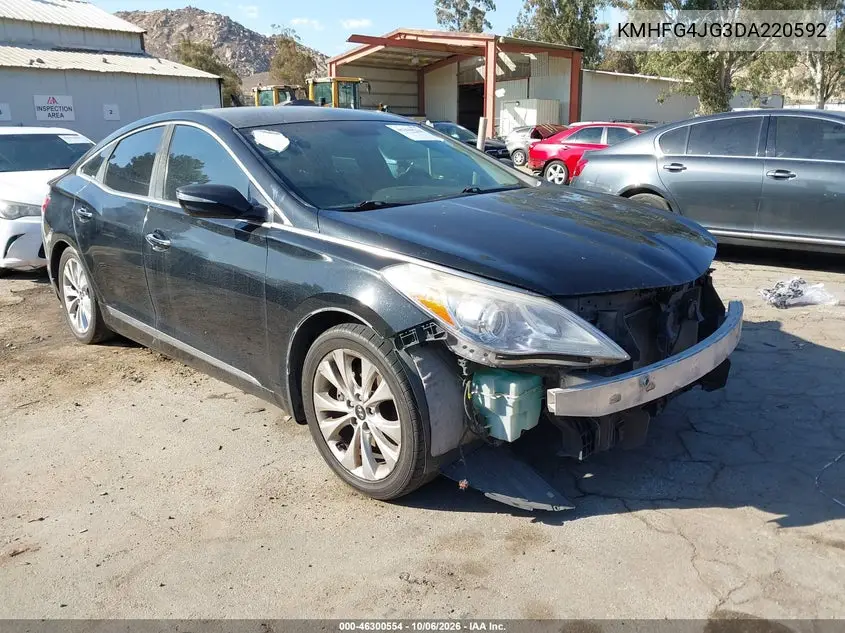 HYUNDAI AZERA 2013, VIN KMHFG4JG3DA220592