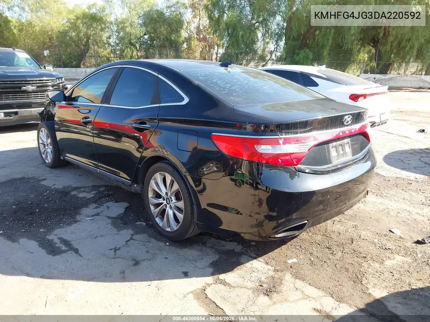 2013 HYUNDAI AZERA VIN KMHFG4JG3DA220592 — фото 3