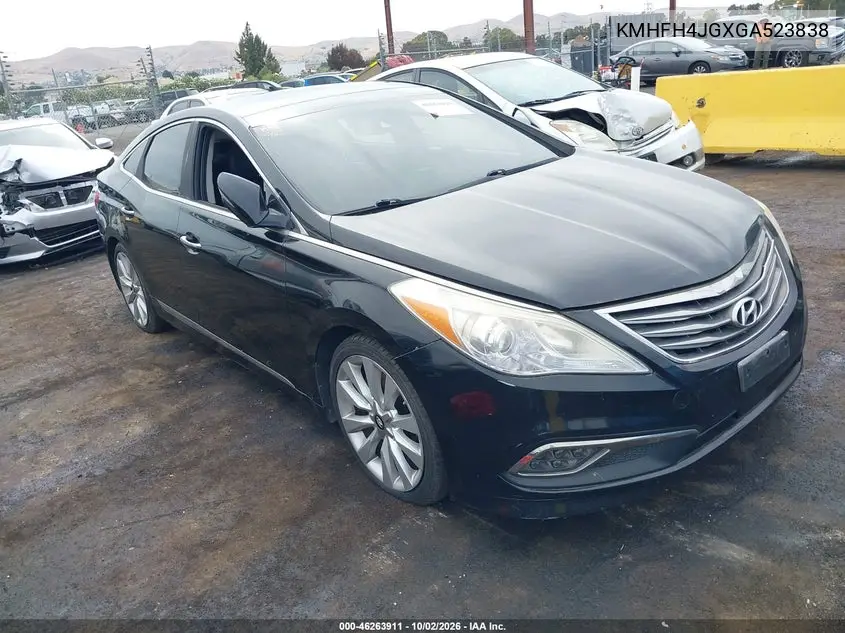 HYUNDAI AZERA 2016, VIN KMHFH4JGXGA523838