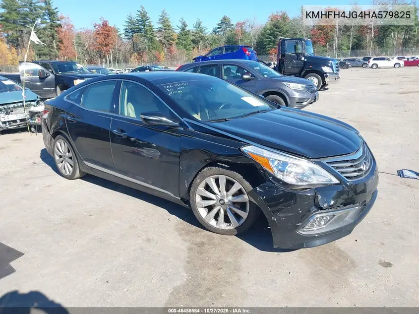 HYUNDAI AZERA 2017, VIN KMHFH4JG4HA579825