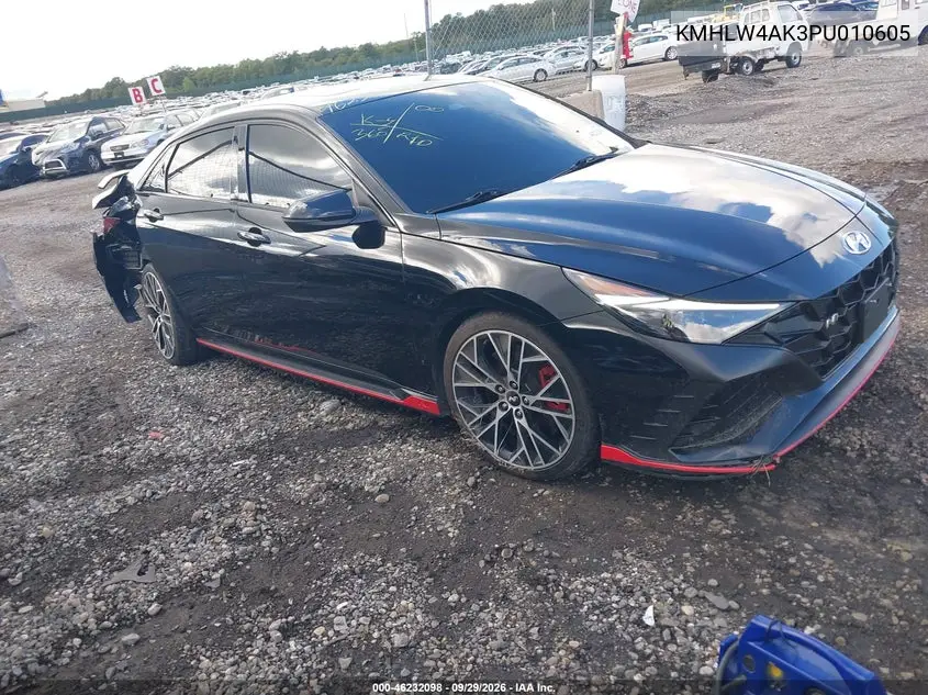 HYUNDAI ELANTRA N 2023, VIN KMHLW4AK3PU010605