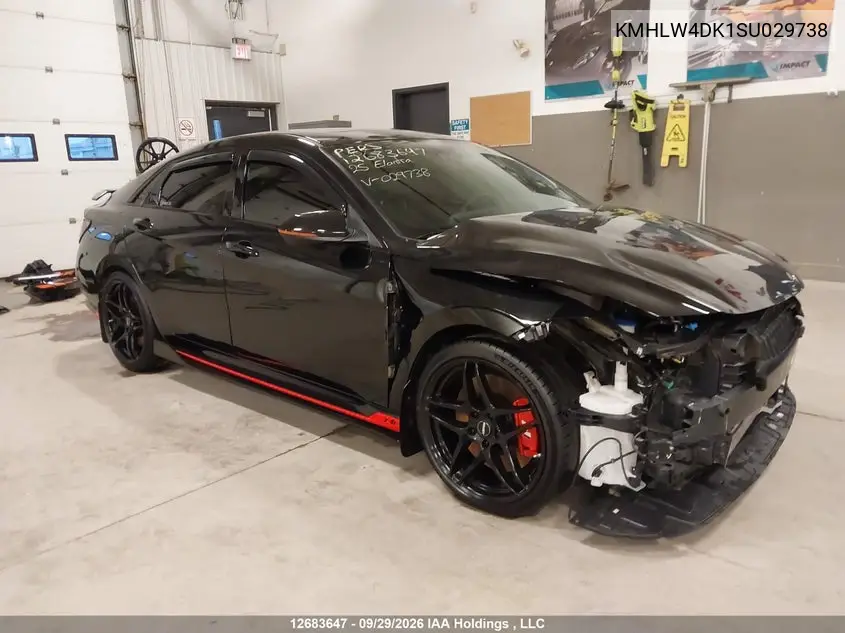 HYUNDAI ELANTRA N 2025, VIN KMHLW4DK1SU029738