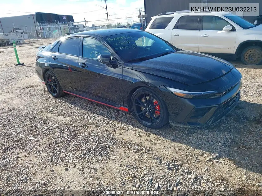 HYUNDAI ELANTRA N 2025, VIN KMHLW4DK2SU032213