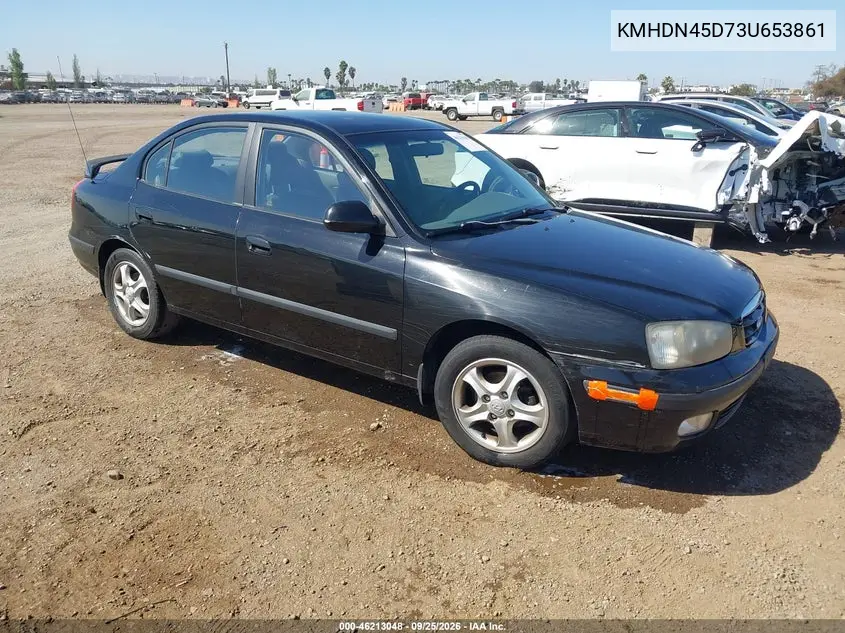 HYUNDAI ELANTRA 2003, VIN KMHDN45D73U653861