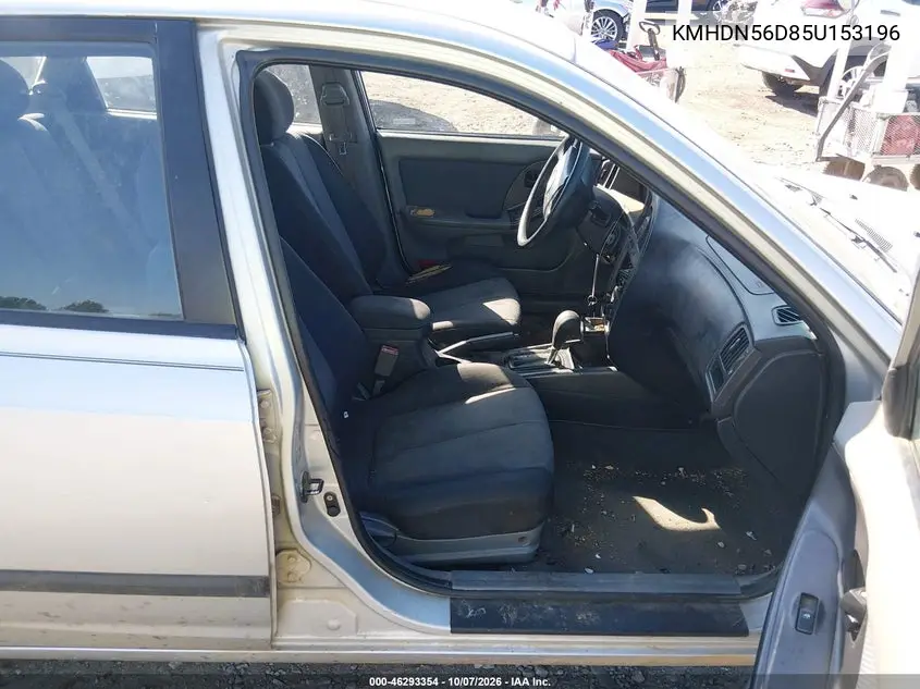2005 HYUNDAI ELANTRA VIN KMHDN56D85U153196 — фото 5
