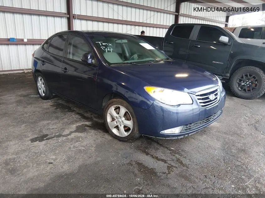 HYUNDAI ELANTRA 2010, VIN KMHDU4AD6AU168469