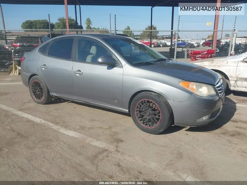 HYUNDAI ELANTRA 2010, VIN KMHDU4AD9AU130587