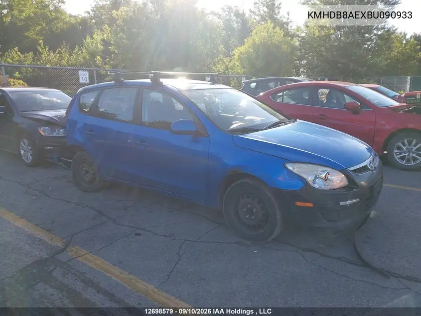 HYUNDAI ELANTRA 2011, VIN KMHDB8AEXBU090933