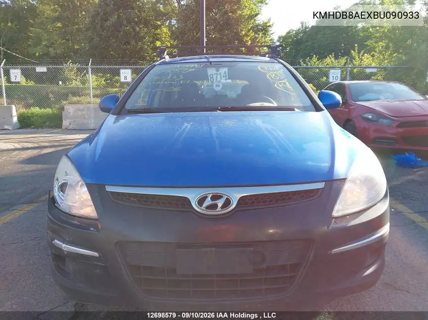 2011 HYUNDAI ELANTRA VIN KMHDB8AEXBU090933 — фото 12
