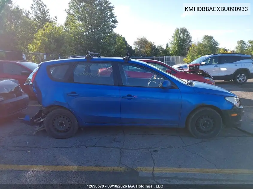 2011 HYUNDAI ELANTRA VIN KMHDB8AEXBU090933 — фото 13