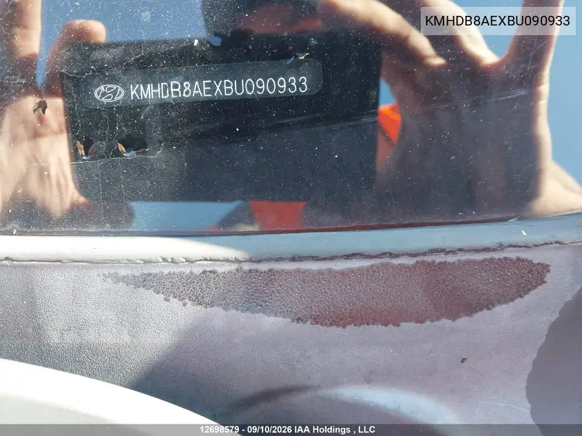 2011 HYUNDAI ELANTRA VIN KMHDB8AEXBU090933 — фото 19