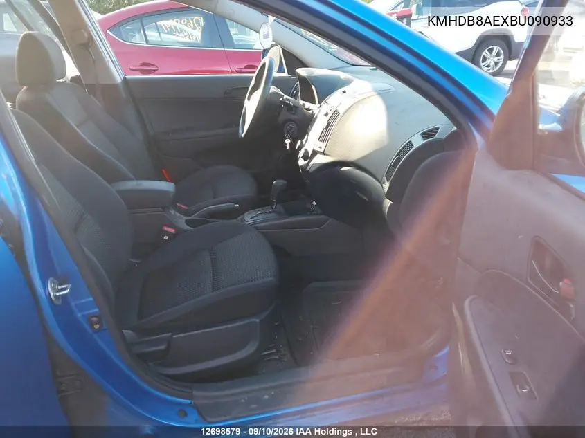 2011 HYUNDAI ELANTRA VIN KMHDB8AEXBU090933 — фото 5