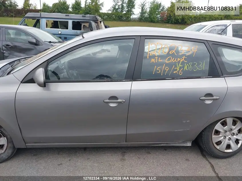 2011 HYUNDAI ELANTRA VIN KMHDB8AE8BU108331 — фото 14