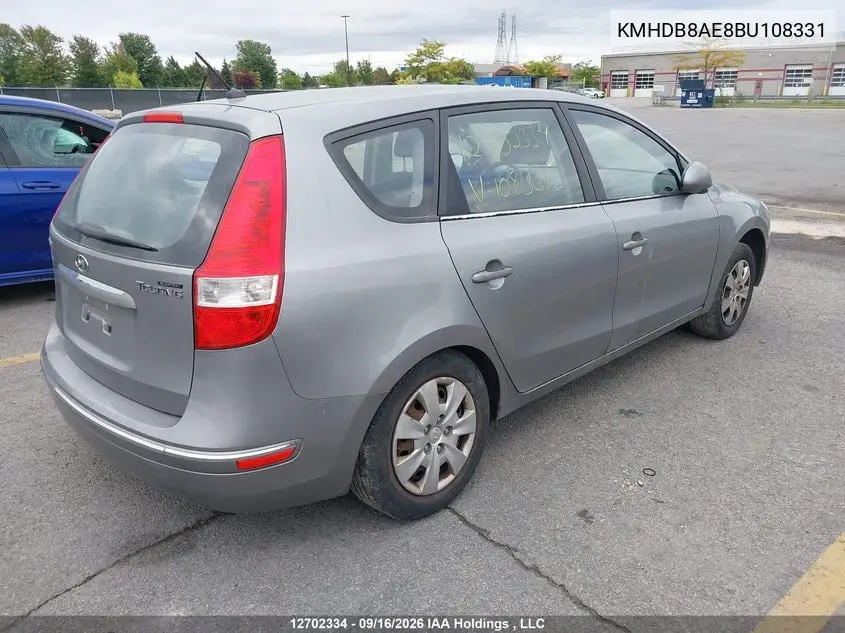 2011 HYUNDAI ELANTRA VIN KMHDB8AE8BU108331 — фото 4