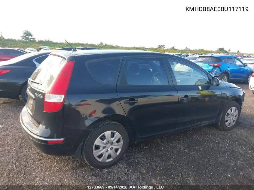 2011 HYUNDAI ELANTRA VIN KMHDB8AE0BU117119 — фото 12