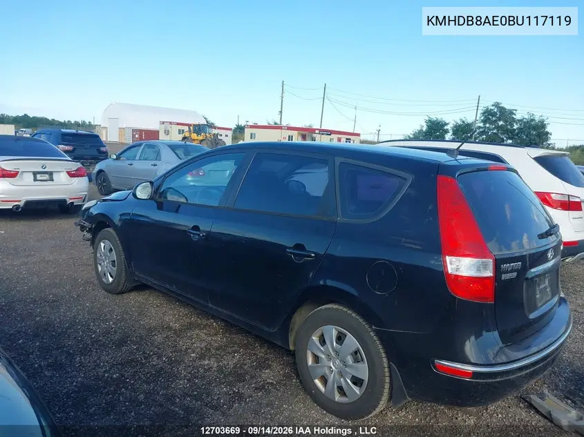 2011 HYUNDAI ELANTRA VIN KMHDB8AE0BU117119 — фото 13