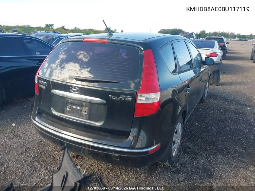 2011 HYUNDAI ELANTRA VIN KMHDB8AE0BU117119 — фото 4