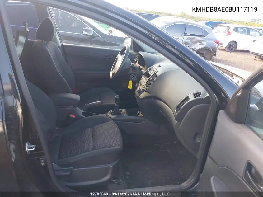 2011 HYUNDAI ELANTRA VIN KMHDB8AE0BU117119 — фото 5