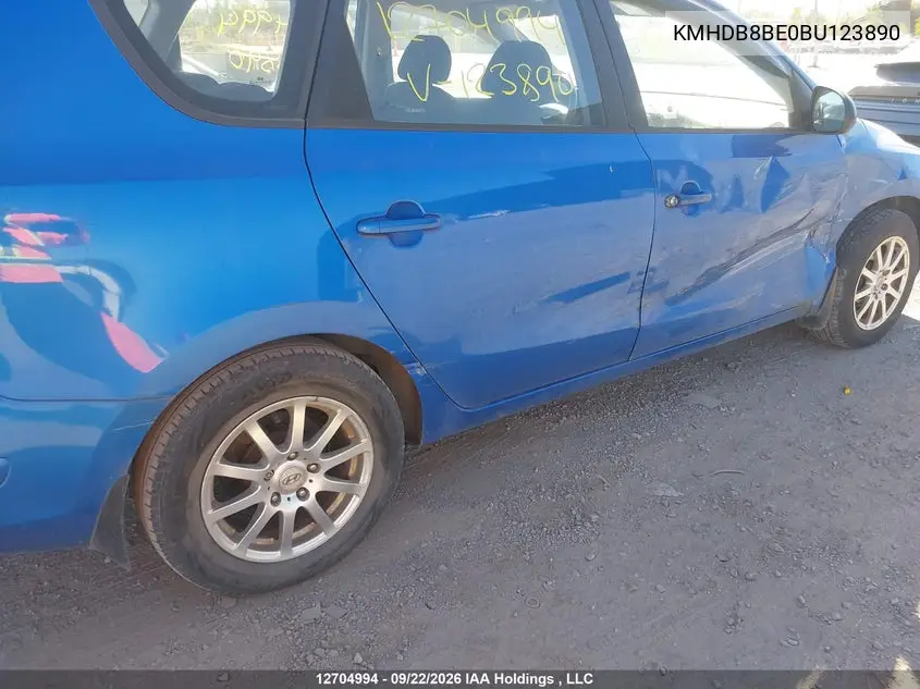 2011 HYUNDAI ELANTRA VIN KMHDB8BE0BU123890 — фото 12
