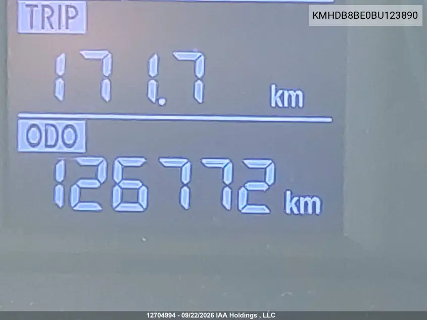 2011 HYUNDAI ELANTRA VIN KMHDB8BE0BU123890 — фото 16