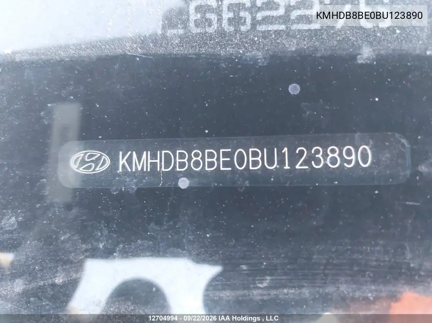 2011 HYUNDAI ELANTRA VIN KMHDB8BE0BU123890 — фото 20