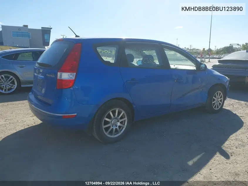 2011 HYUNDAI ELANTRA VIN KMHDB8BE0BU123890 — фото 4