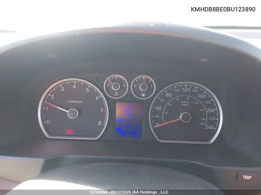 2011 HYUNDAI ELANTRA VIN KMHDB8BE0BU123890 — фото 7
