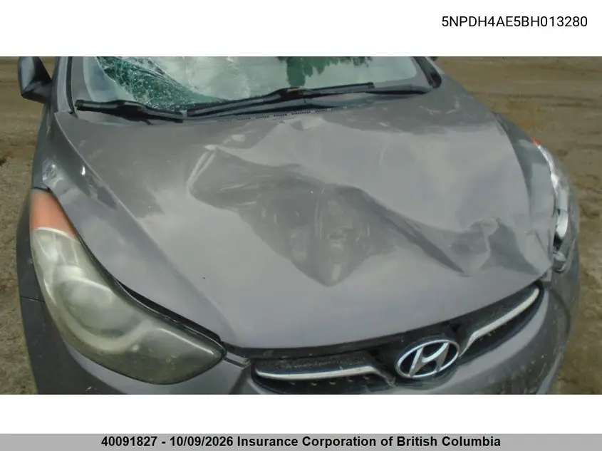 2011 HYUNDAI ELANTRA VIN 5NPDH4AE5BH013280 — фото 11
