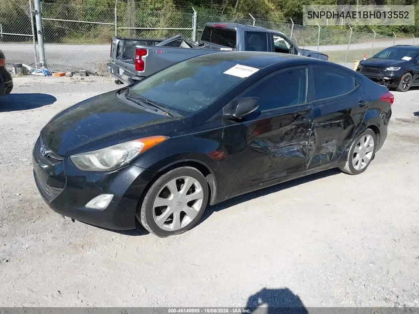 2011 HYUNDAI ELANTRA VIN 5NPDH4AE1BH013552 — фото 2
