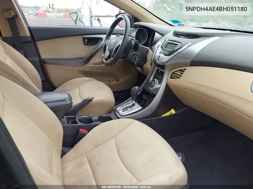 2011 HYUNDAI ELANTRA VIN 5NPDH4AE4BH051180 — фото 5