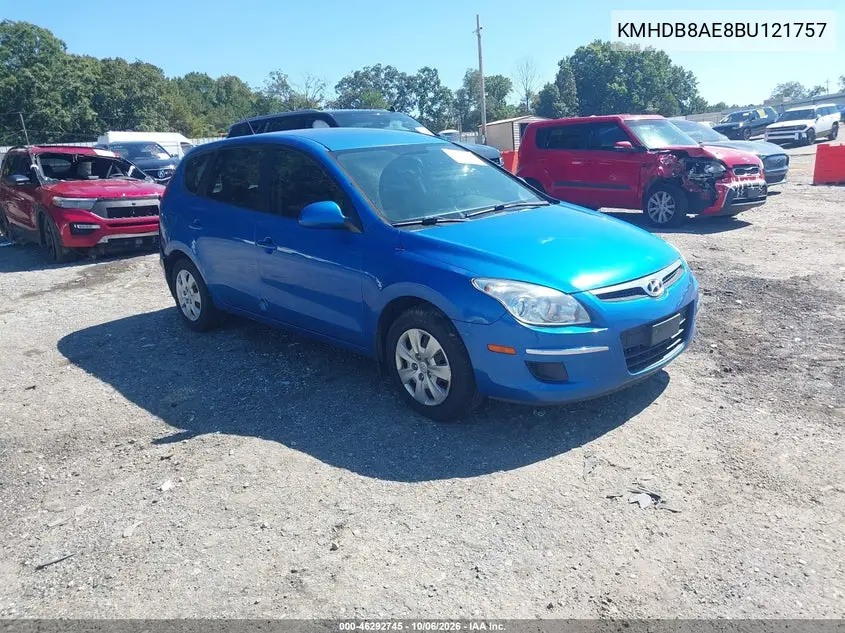 HYUNDAI ELANTRA 2011, VIN KMHDB8AE8BU121757