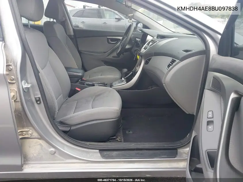 2011 HYUNDAI ELANTRA VIN KMHDH4AE8BU097838 — фото 5