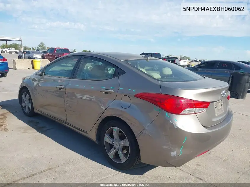 2011 HYUNDAI ELANTRA VIN 5NPDH4AEXBH060062 — фото 3