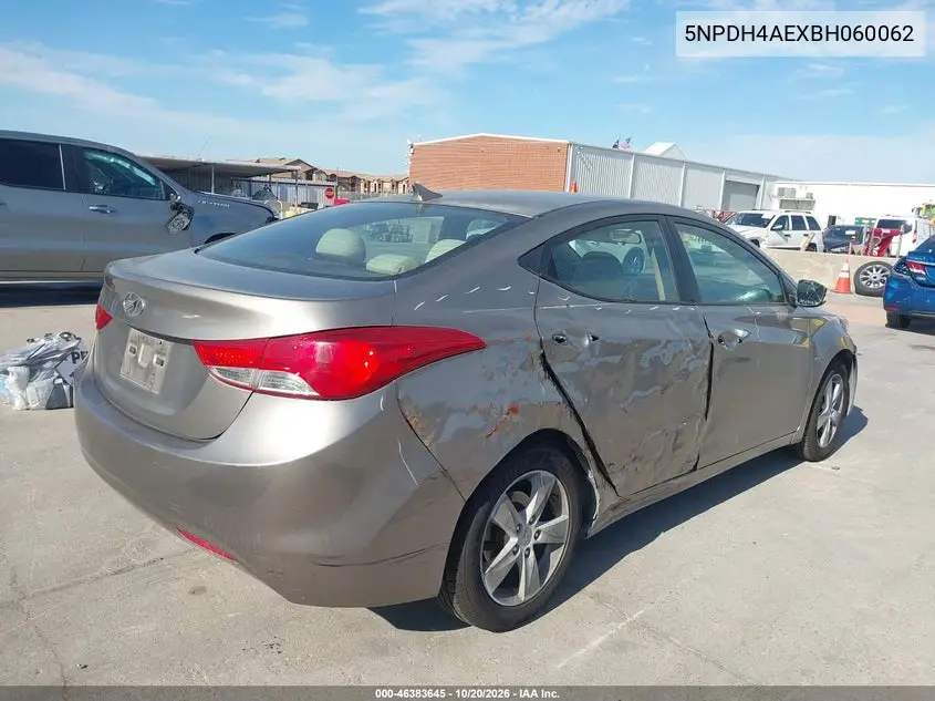2011 HYUNDAI ELANTRA VIN 5NPDH4AEXBH060062 — фото 4