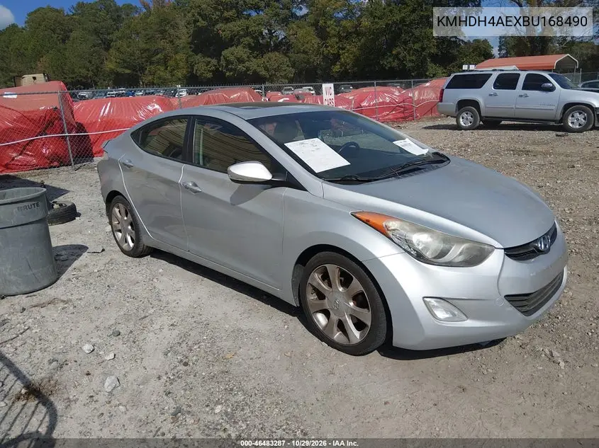 HYUNDAI ELANTRA 2011, VIN KMHDH4AEXBU168490
