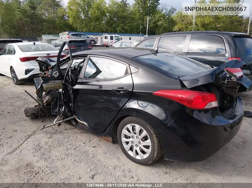 2012 HYUNDAI ELANTRA VIN 5NPDH4AEXCH080667 — фото 14
