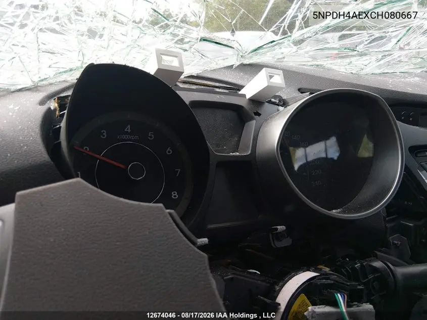 2012 HYUNDAI ELANTRA VIN 5NPDH4AEXCH080667 — фото 15