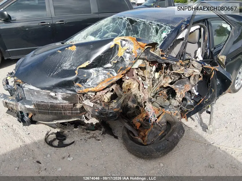 2012 HYUNDAI ELANTRA VIN 5NPDH4AEXCH080667 — фото 6