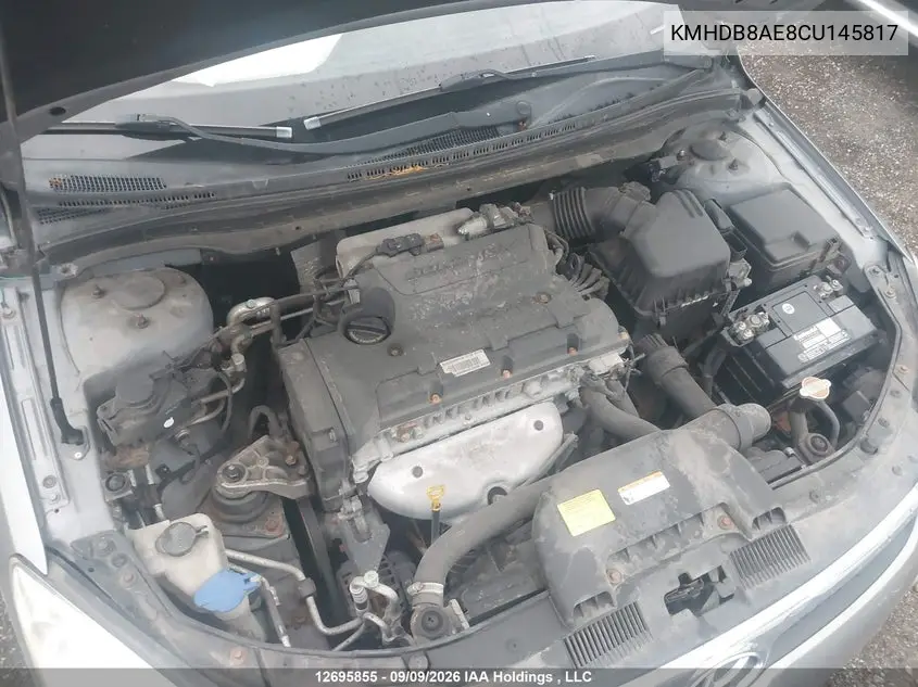 2012 HYUNDAI ELANTRA VIN KMHDB8AE8CU145817 — фото 9