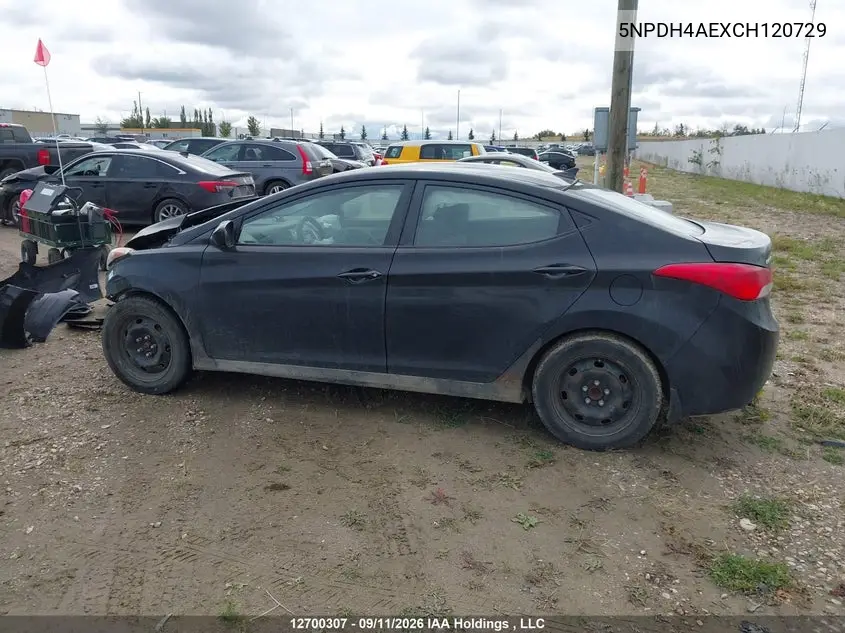 2012 HYUNDAI ELANTRA VIN 5NPDH4AEXCH120729 — фото 14
