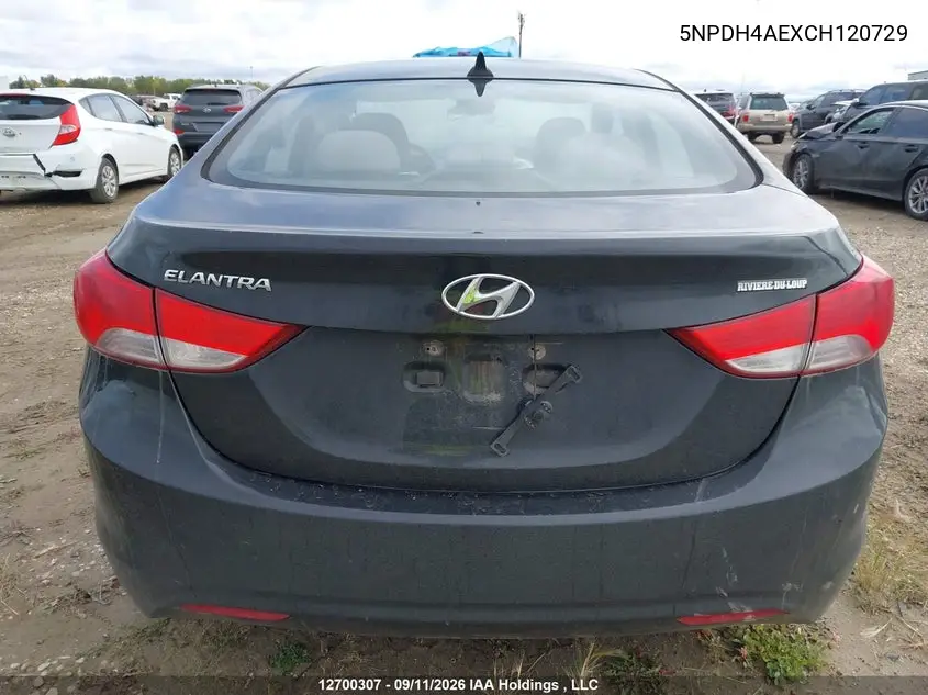 2012 HYUNDAI ELANTRA VIN 5NPDH4AEXCH120729 — фото 16