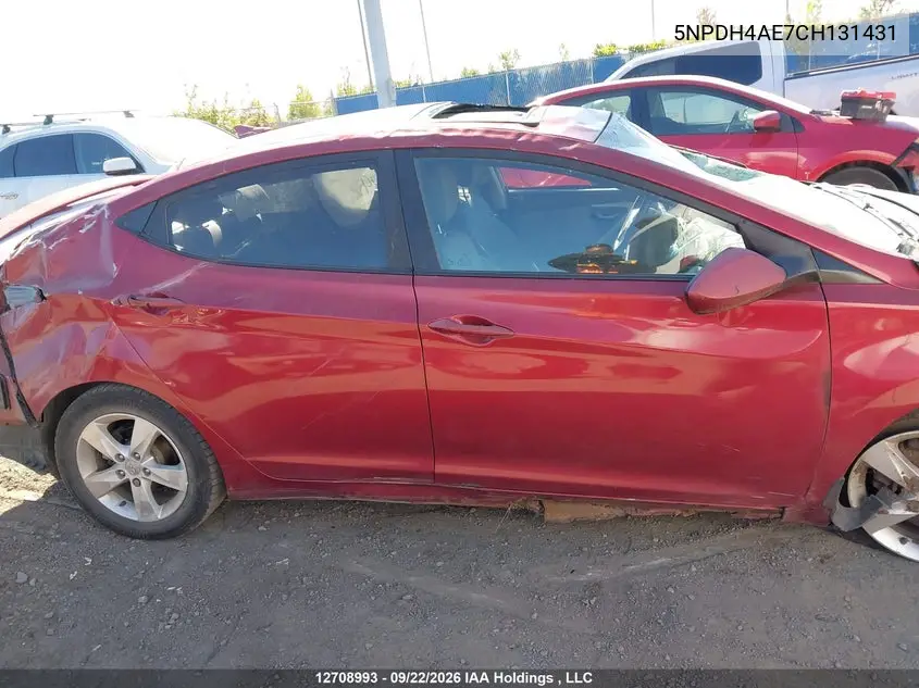 2012 HYUNDAI ELANTRA VIN 5NPDH4AE7CH131431 — фото 13