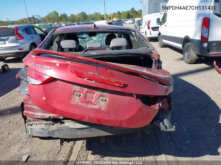 2012 HYUNDAI ELANTRA VIN 5NPDH4AE7CH131431 — фото 16