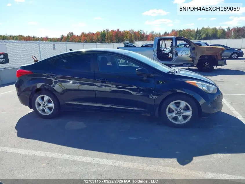 2012 HYUNDAI ELANTRA VIN 5NPDH4AEXCH089059 — фото 13