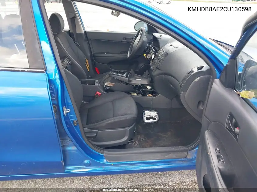 2012 HYUNDAI ELANTRA VIN KMHDB8AE2CU130598 — фото 5