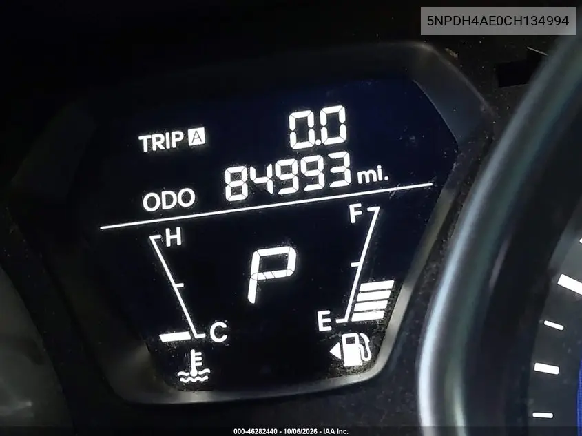 2012 HYUNDAI ELANTRA VIN 5NPDH4AE0CH134994 — фото 7