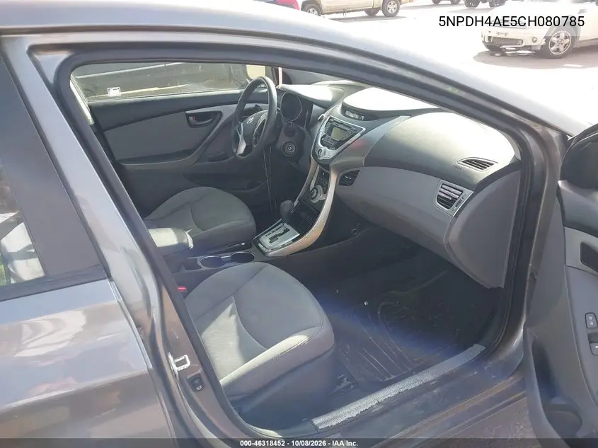 2012 HYUNDAI ELANTRA VIN 5NPDH4AE5CH080785 — фото 5