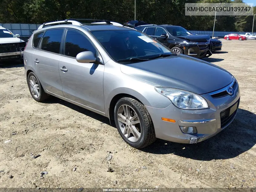 HYUNDAI ELANTRA 2012, VIN KMHDC8AE9CU139747
