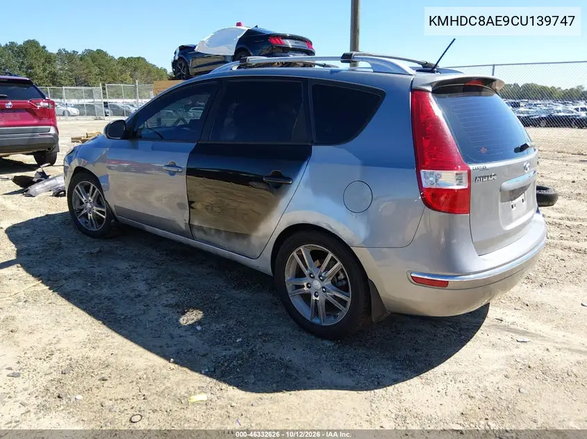 2012 HYUNDAI ELANTRA VIN KMHDC8AE9CU139747 — фото 3