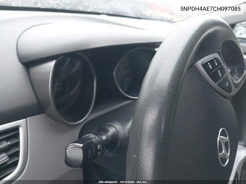 2012 HYUNDAI ELANTRA VIN 5NPDH4AE7CH097085 — фото 7